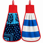 Gravon Set of Hanging Kitchen Towels – Soft & Absorbent Hand Towels for Kitchen & Home