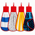 Gravon Set of Hanging Kitchen Towels – Soft & Absorbent Hand Towels for Kitchen & Home